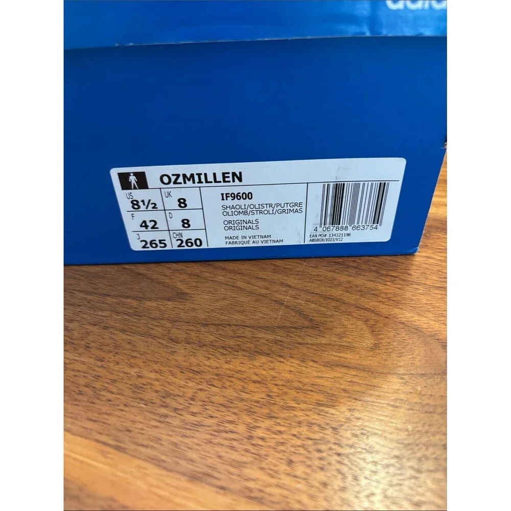 NEW Adidias Ozmillem Green Olive 90s Throwback Shoe Men Size 8.5